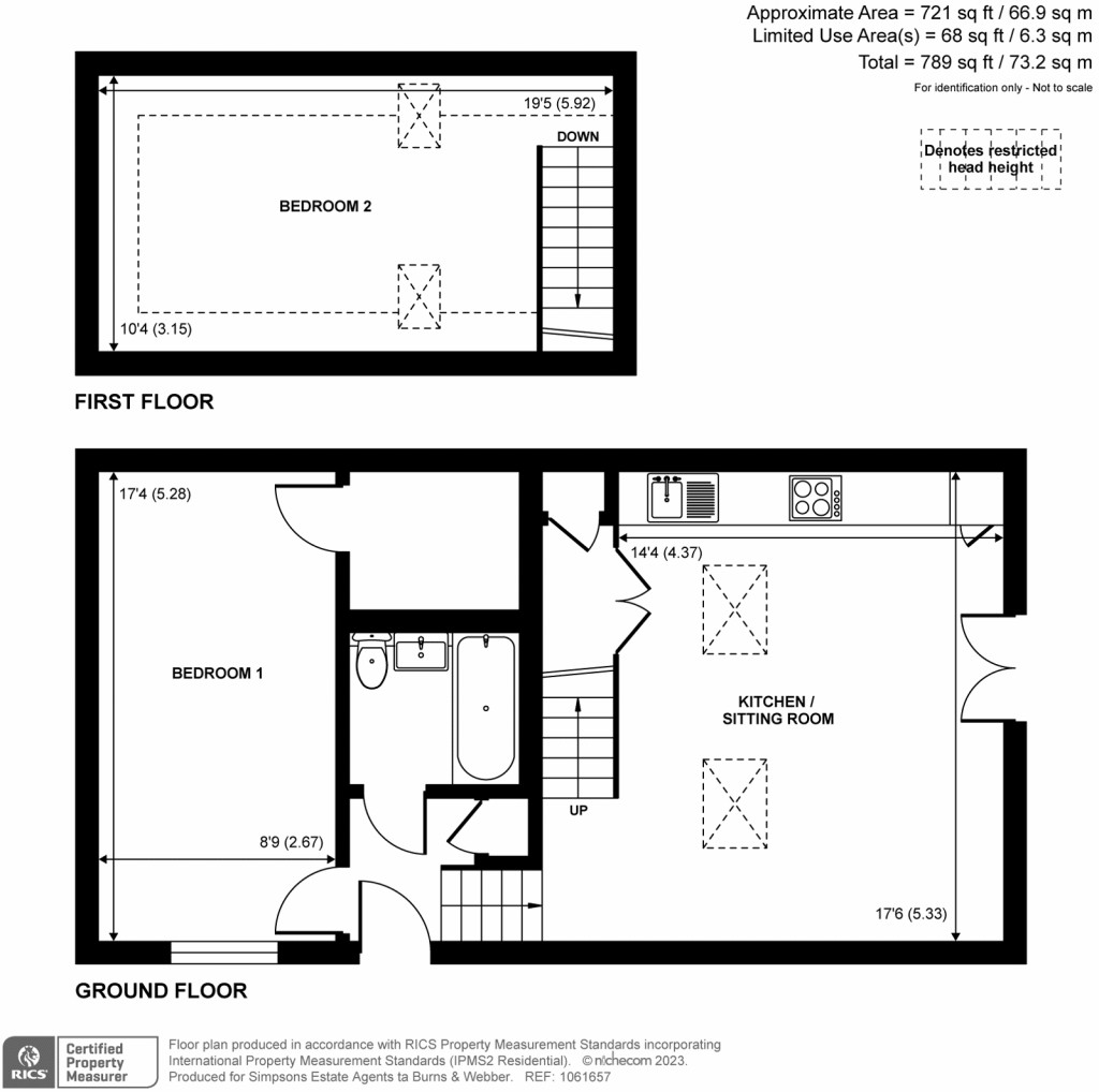 Floorplans For The Street, Dockenfield, Farnham, GU10