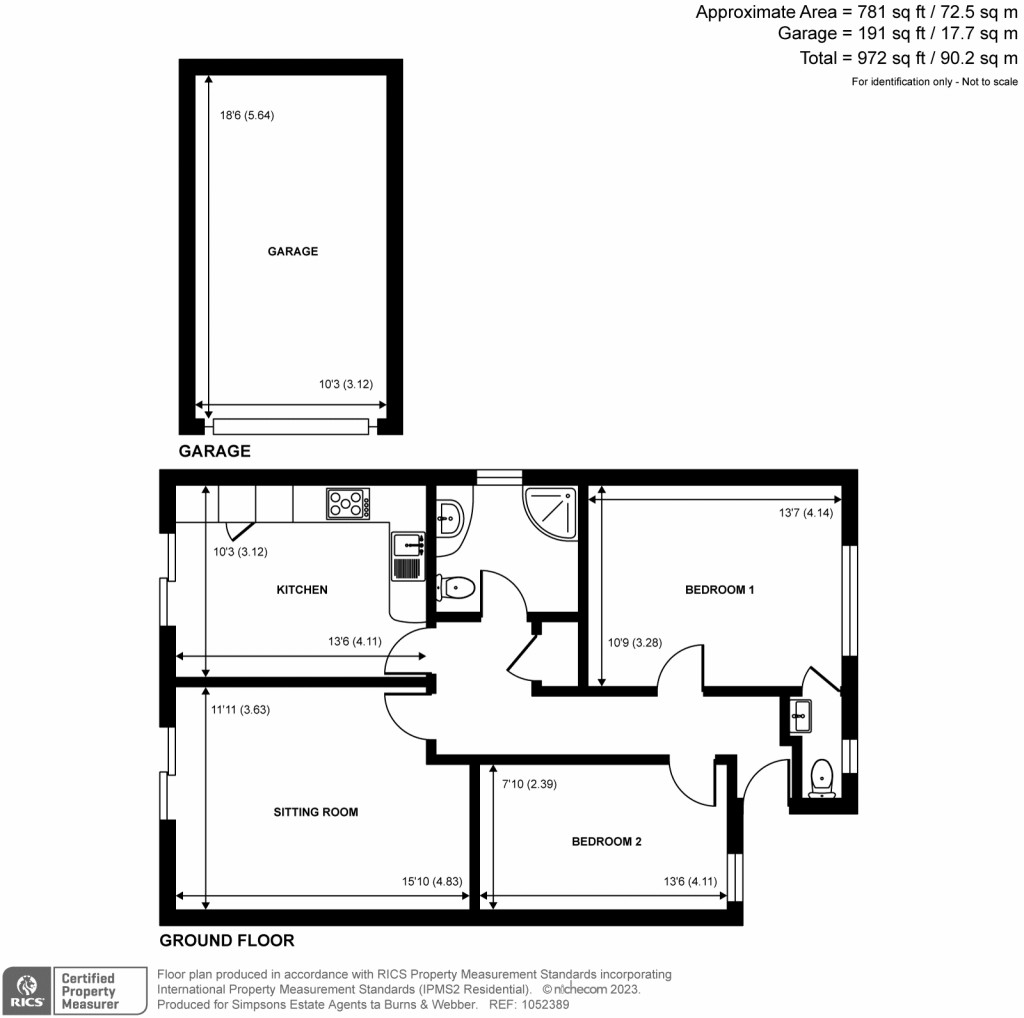 Floorplans For Churt Road, Churt, Farnham, GU10