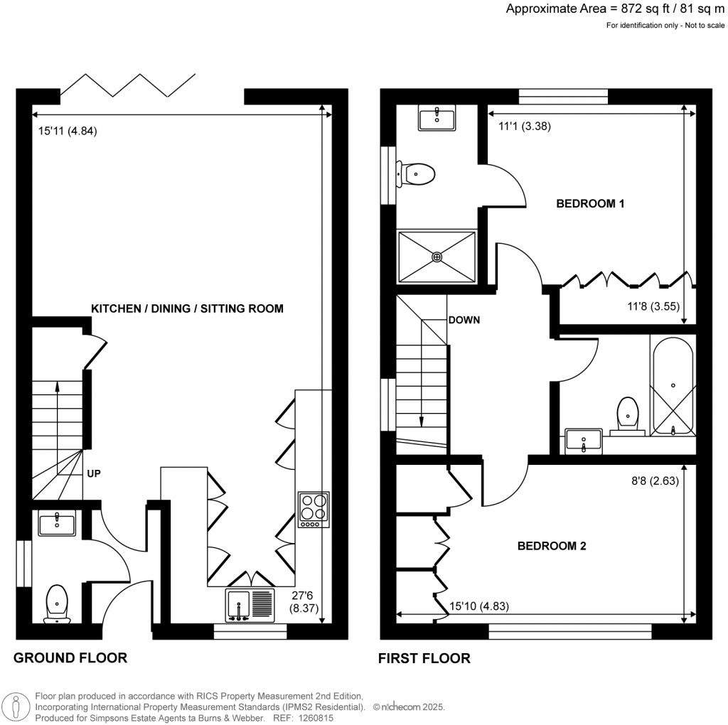 Floorplans For Old Julius Yard, Wrecclesham, Farnham, GU10