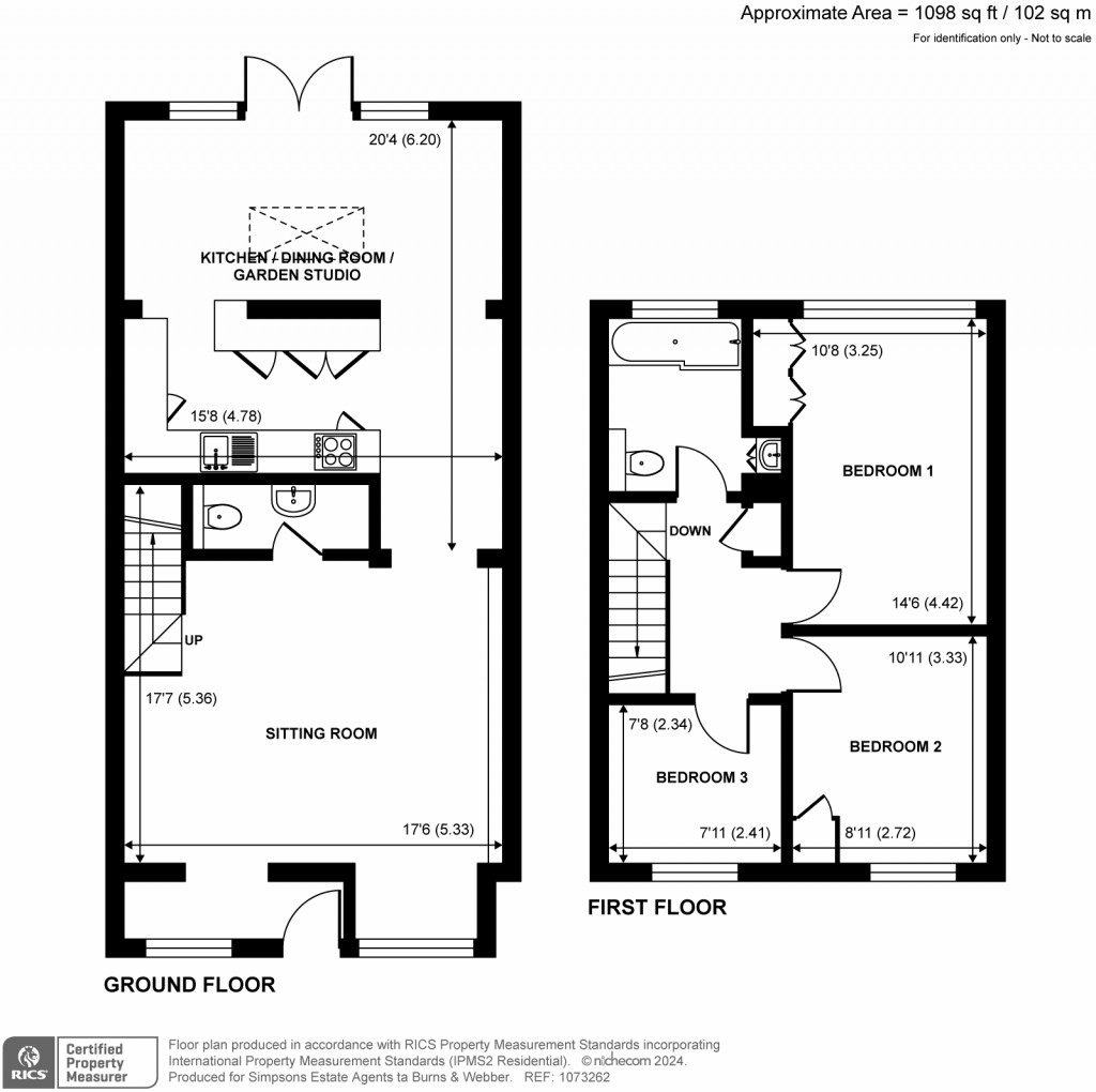 Floorplans For Red Lion Lane, Farnham, GU9