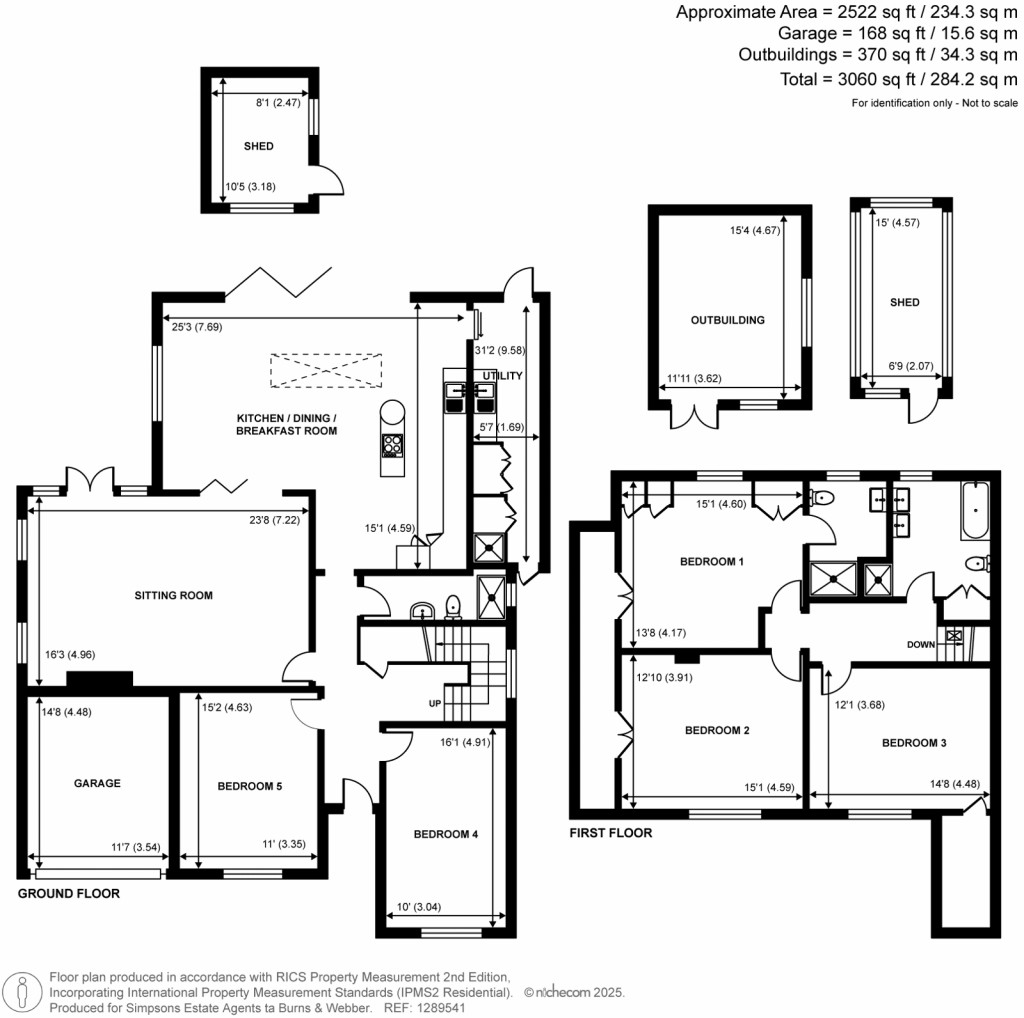Floorplans For Shortheath Crest, Farnham, GU9