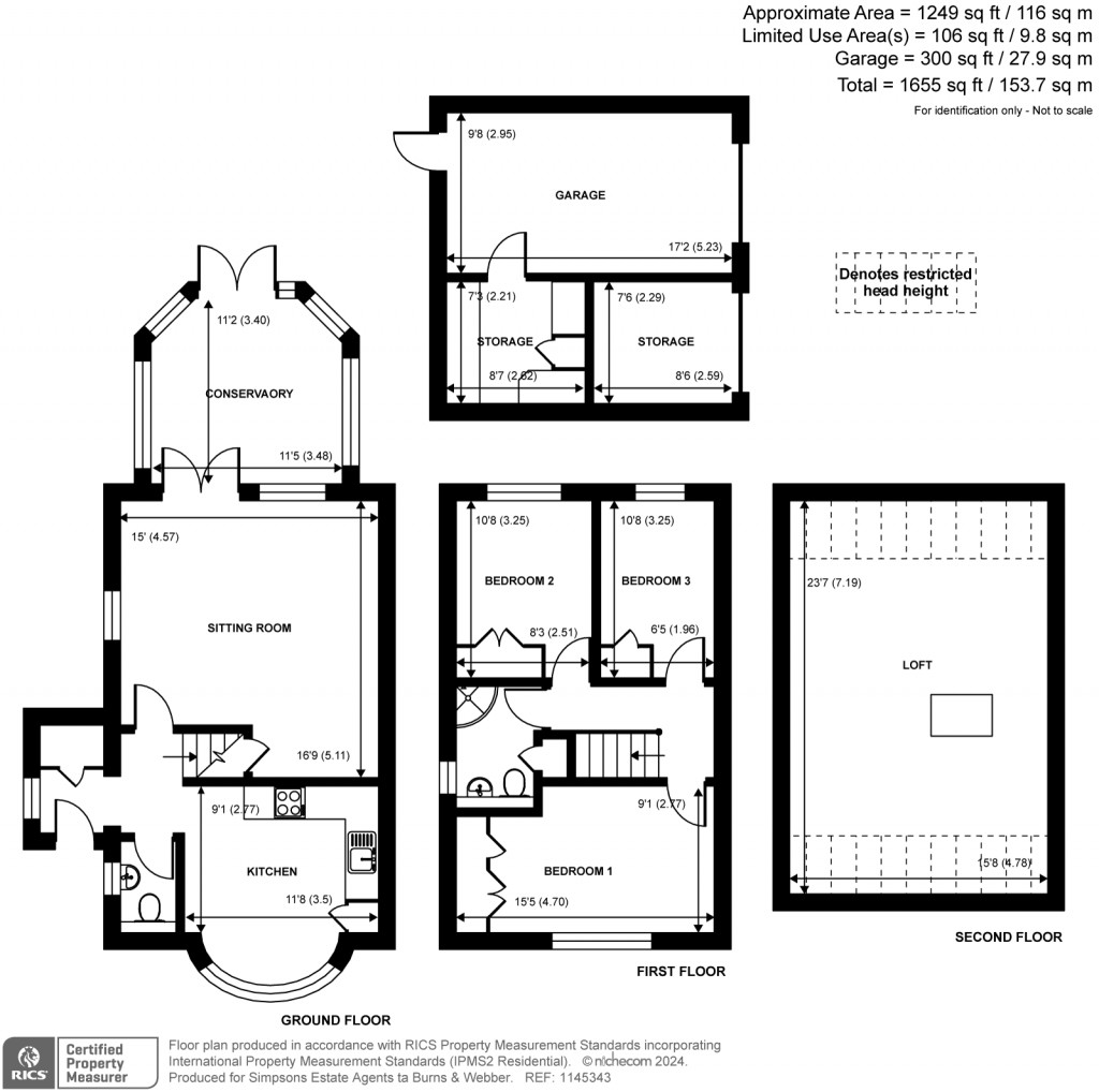 Floorplans For The Copse, Rowledge, Farnham, GU10