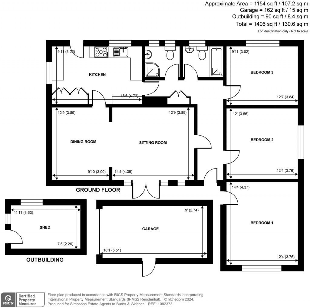 Floorplans For St. James Avenue, Farnham, GU9