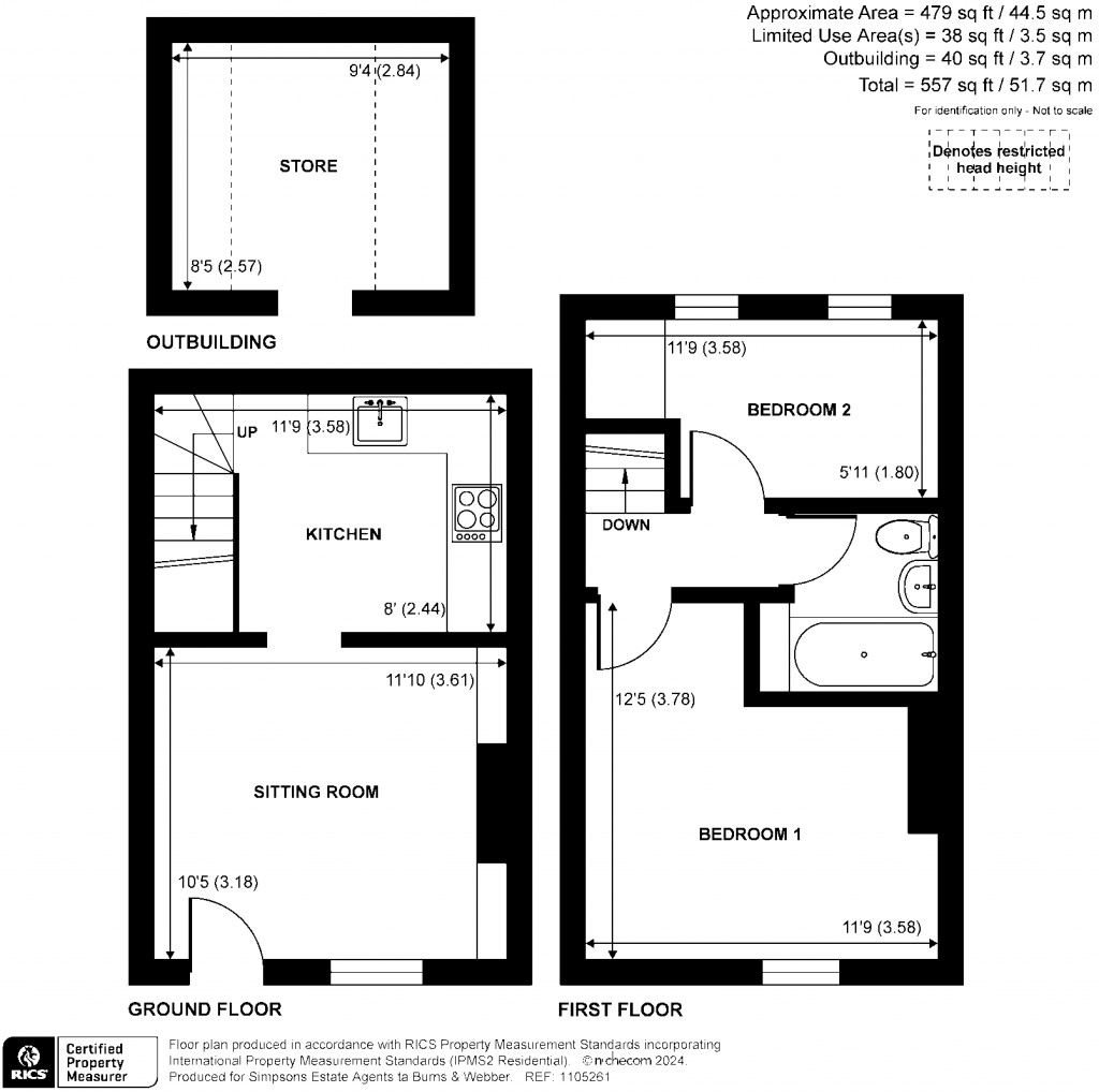 Floorplans For Mead Lane, Farnham, GU9