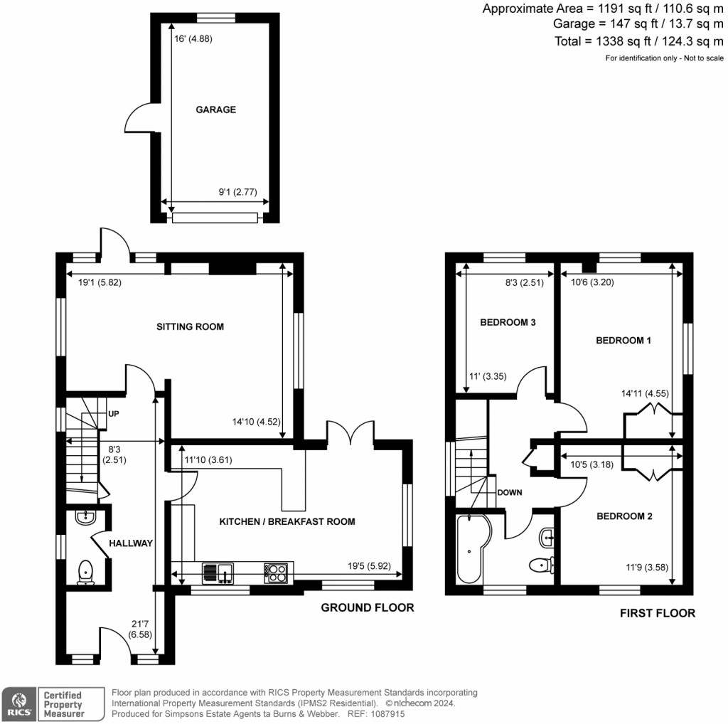 Floorplans For West End Grove, Farnham, GU9