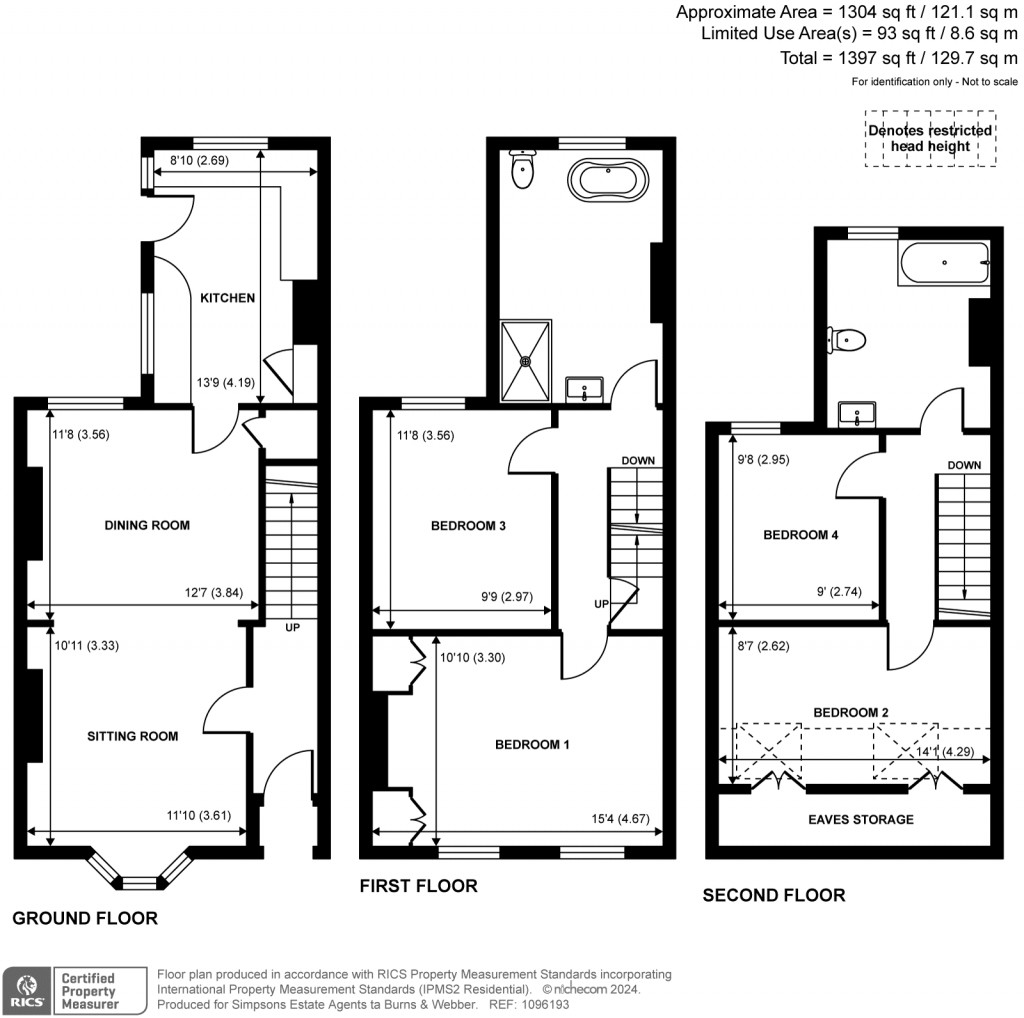 Floorplans For Bullers Road, Farnham, GU9