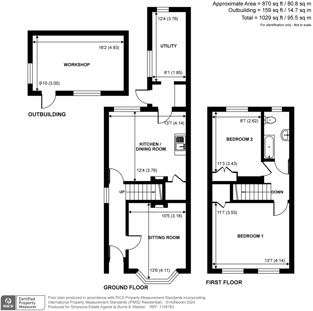 Floorplans For The Street, Tongham, Farnham, GU10