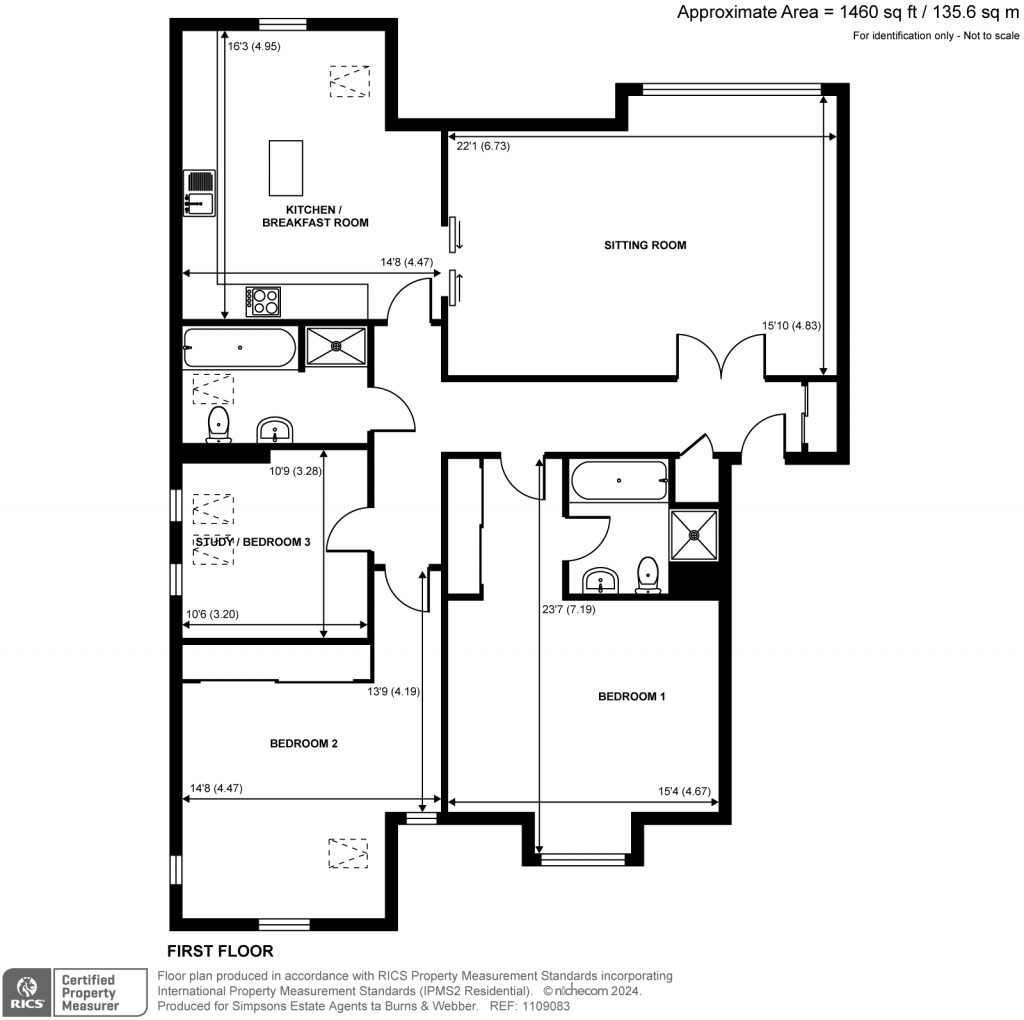 Floorplans For Waverley Lane, Farnham, GU9