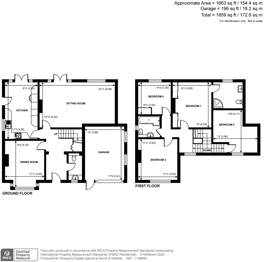 Floorplans For Wrecclesham, Farnham, Surrey
