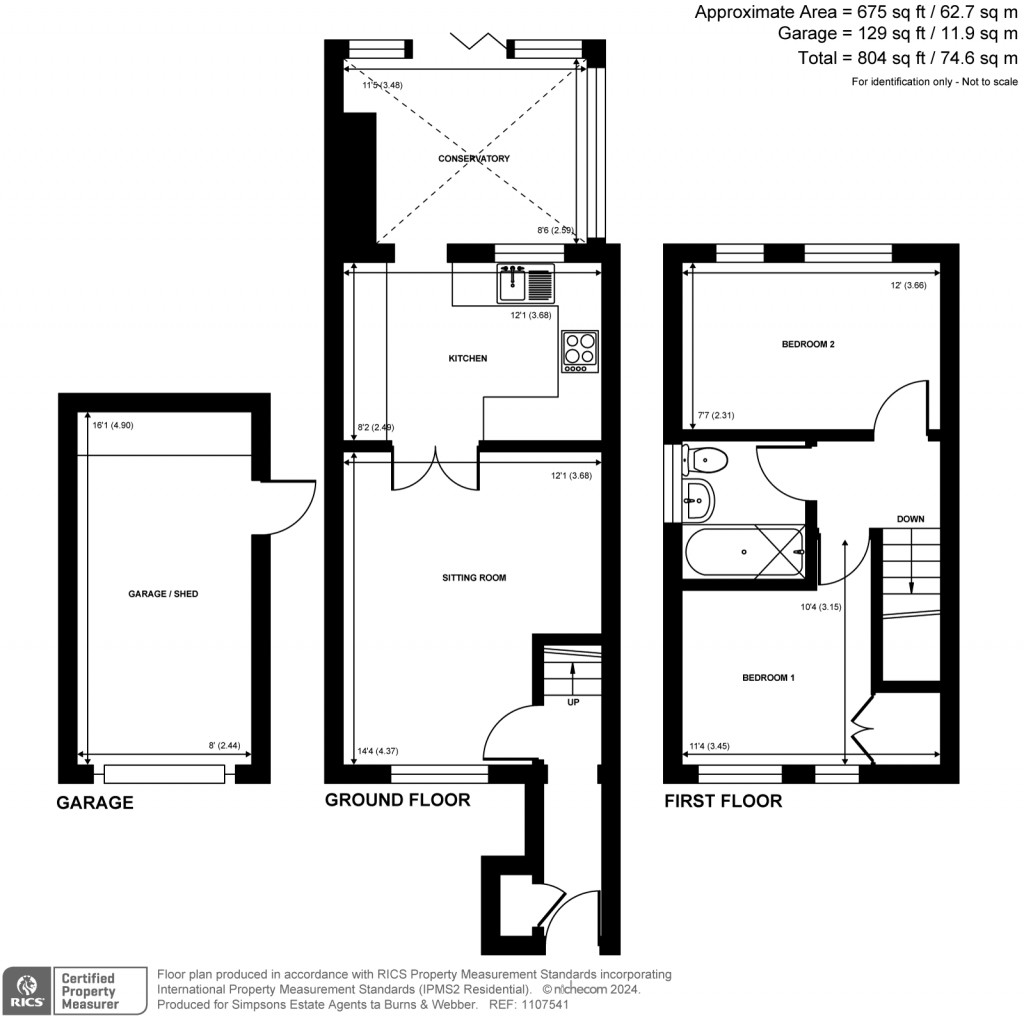 Floorplans For Weywood Close, Farnham, GU9
