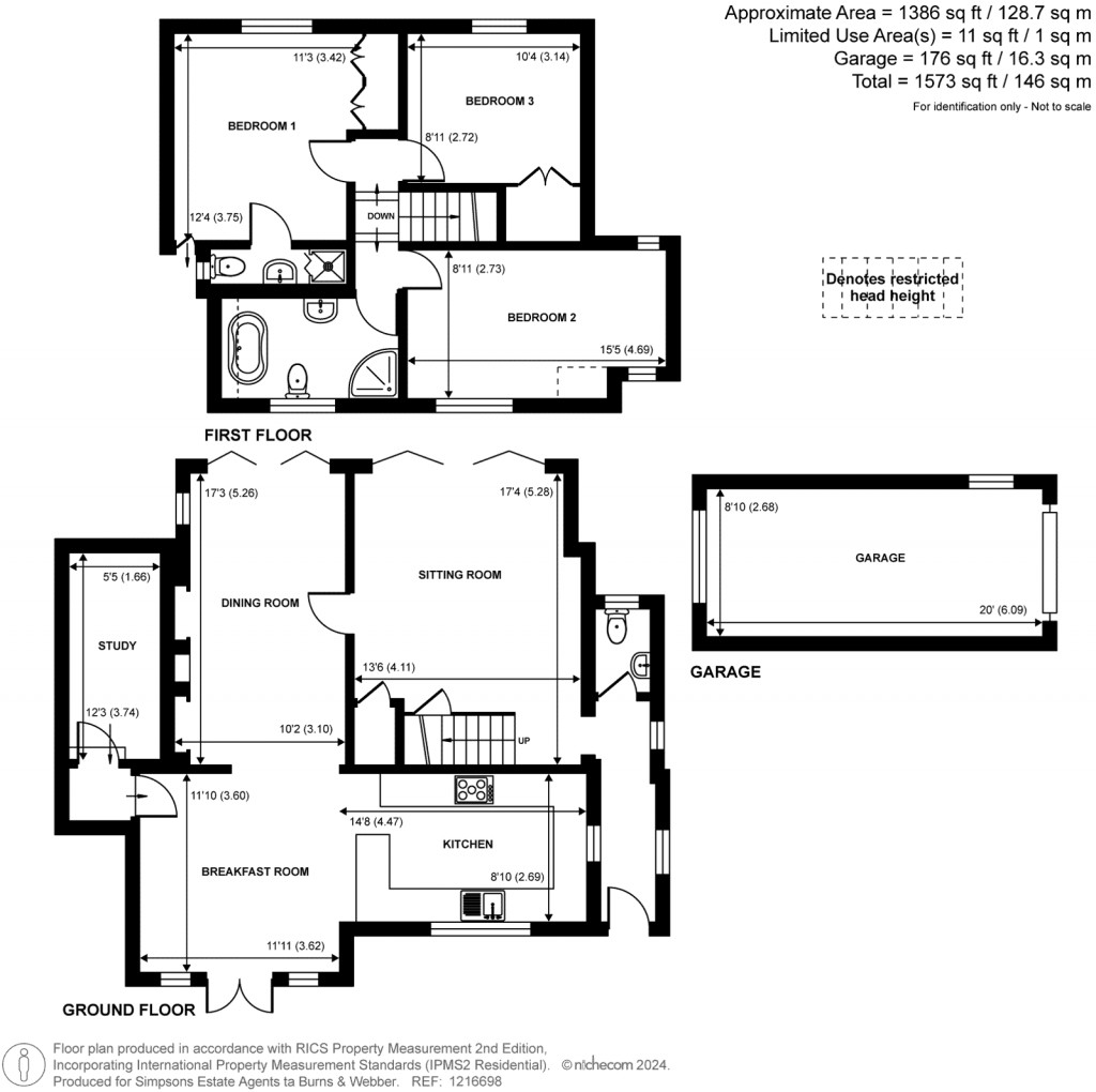 Floorplans For Sunnydell Lane, Farnham, GU10
