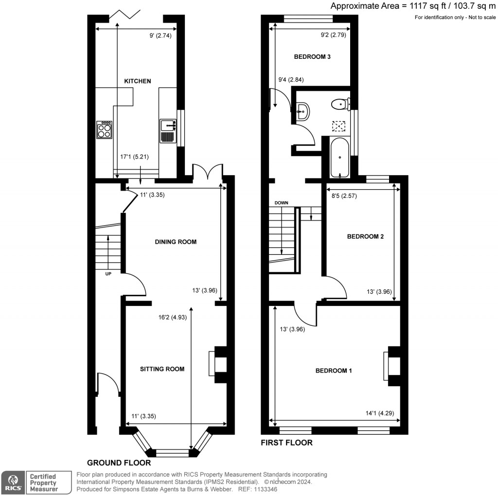 Floorplans For Winton Road, Farnham, GU9