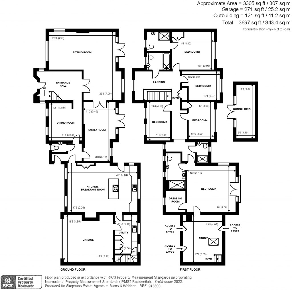 Floorplans For Churt, Farnham, Surrey