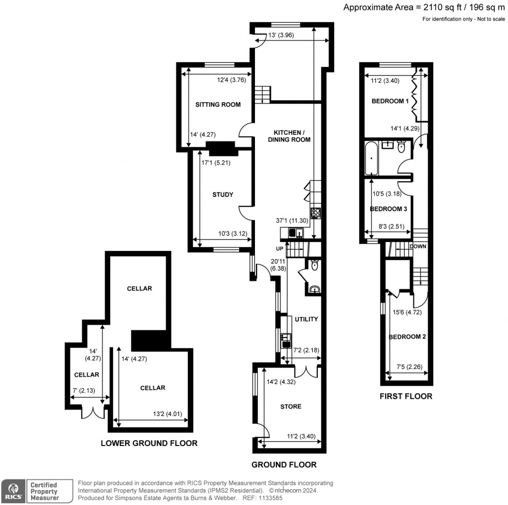 Floorplans For East Street, Farnham, Surrey