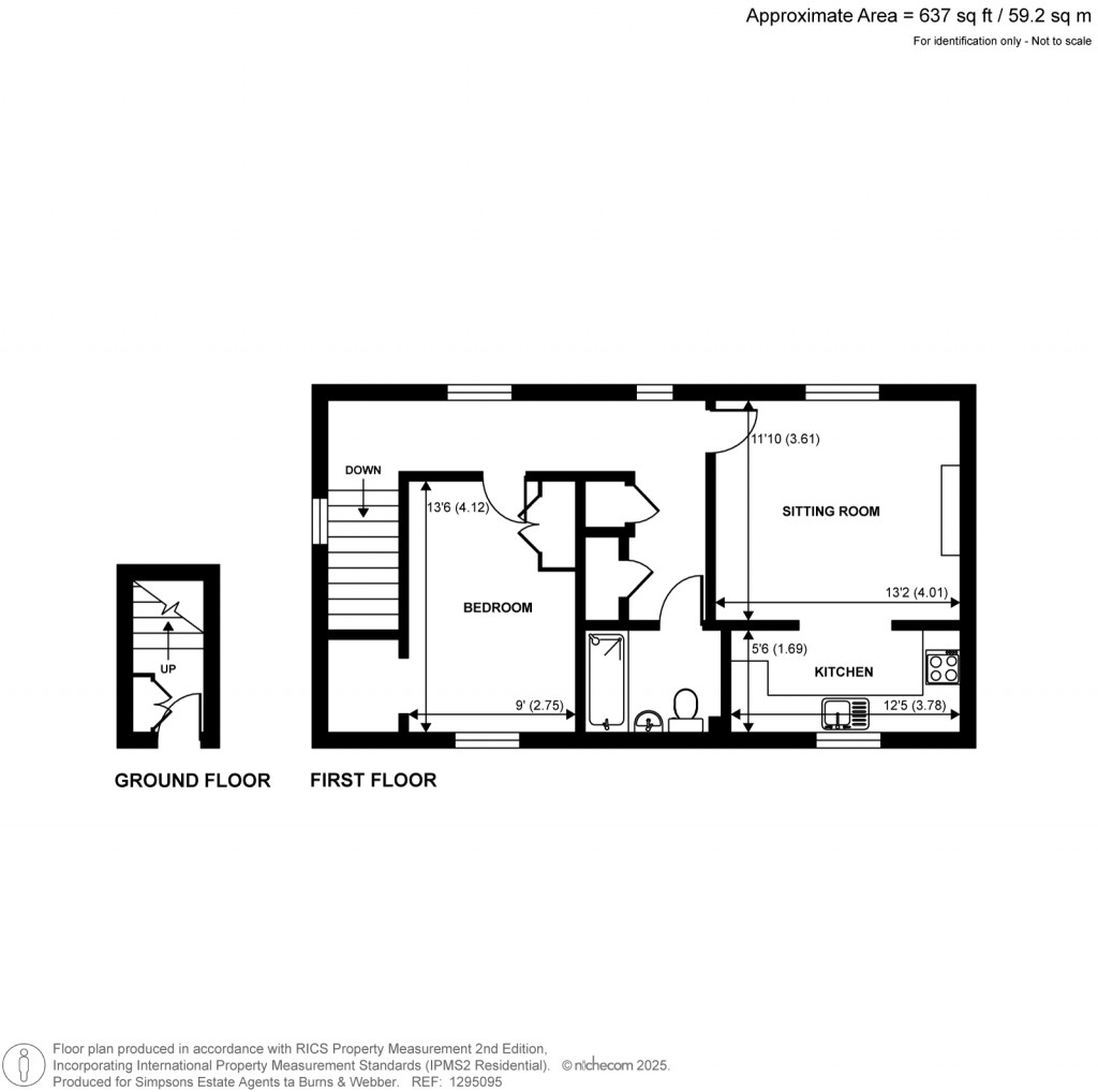 Floorplans For Anstey Road, Farnham, GU9
