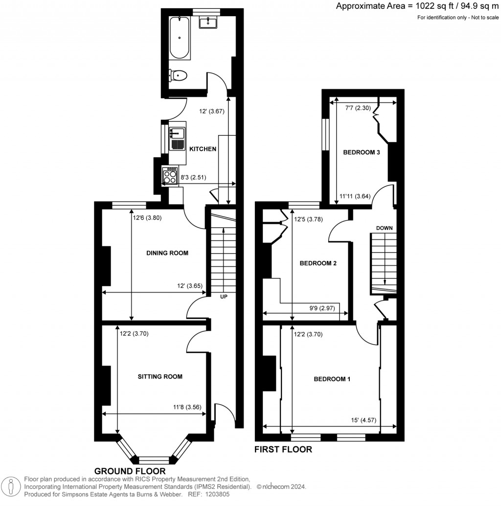 Floorplans For St. Georges Road, Farnham, GU9