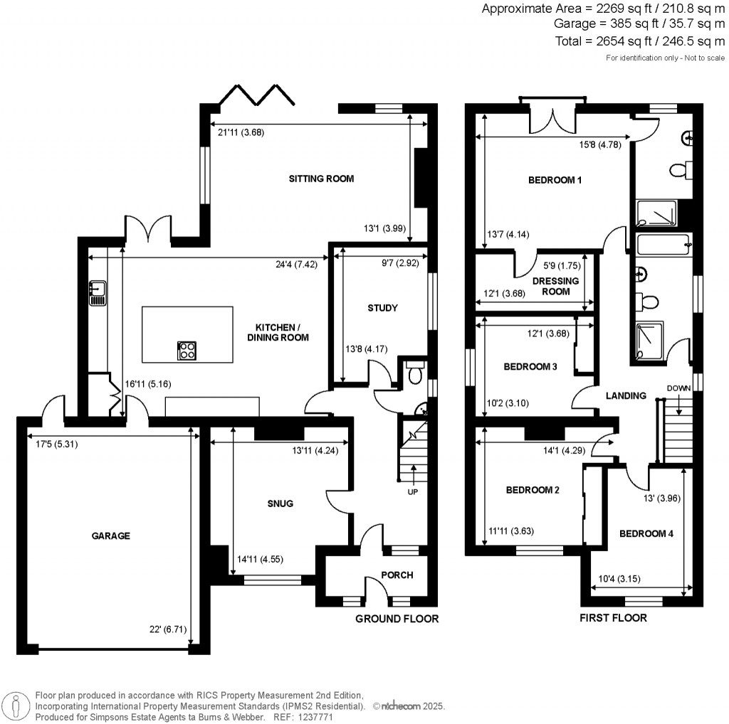 Floorplans For Green Lane, Farnham, GU9