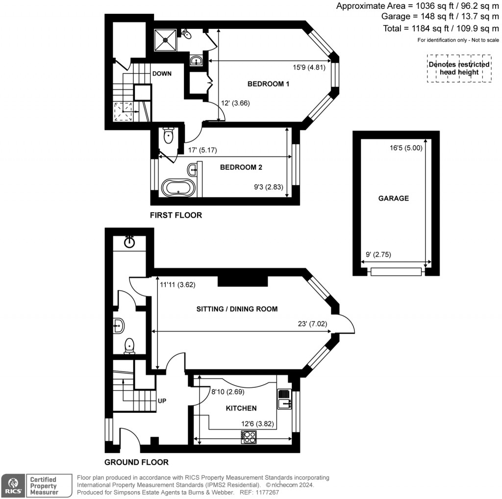Floorplans For Ockham Hall, Kingsley Common, Kingsley, GU35