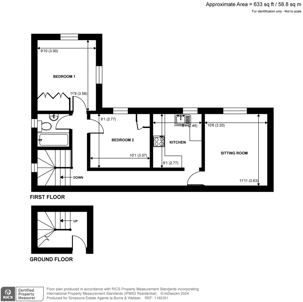 Floorplans For Mead Lane, Farnham, GU9