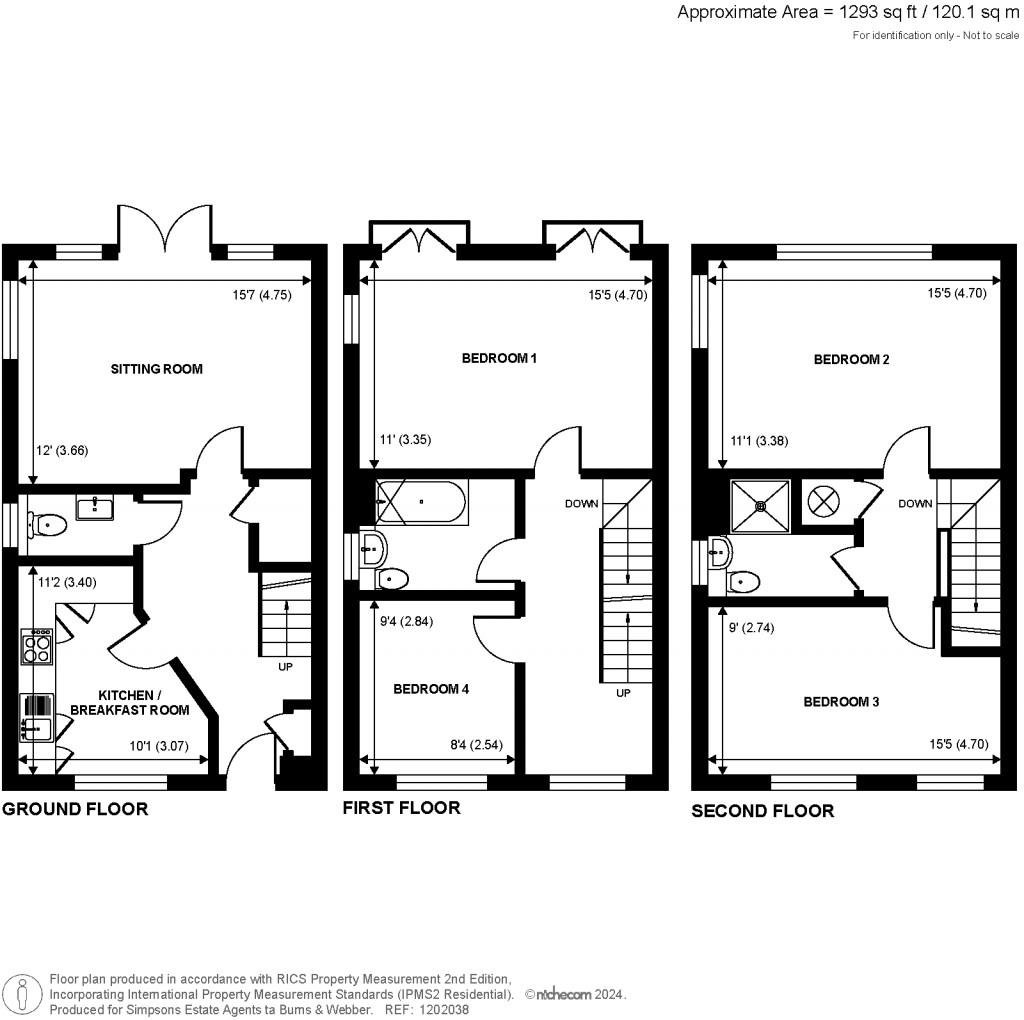 Floorplans For Douglas Drive, Bordon, GU35