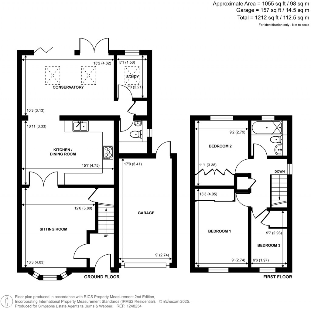 Floorplans For St. Peters Gardens, Wrecclesham, Farnham, GU10