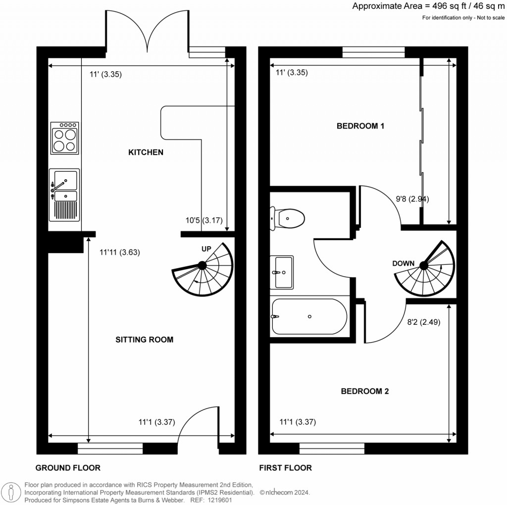 Floorplans For Field End, Farnham, GU9