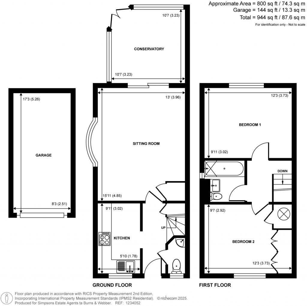 Floorplans For Crosby Way, Farnham, GU9