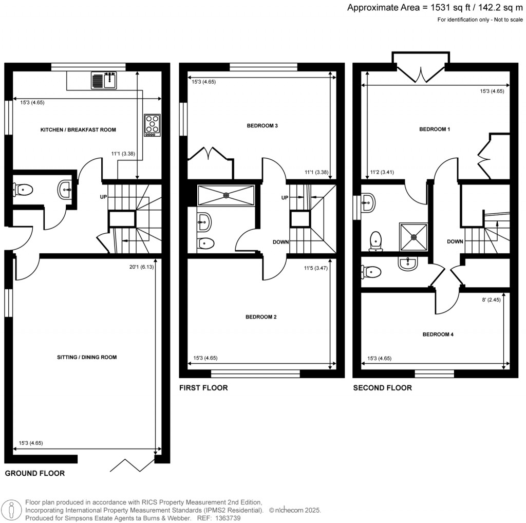 Floorplans For Langham Court, Farnham, Surrey
