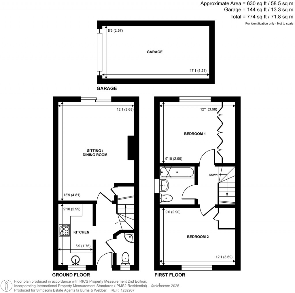 Floorplans For Ferns Mead, Farnham, GU9