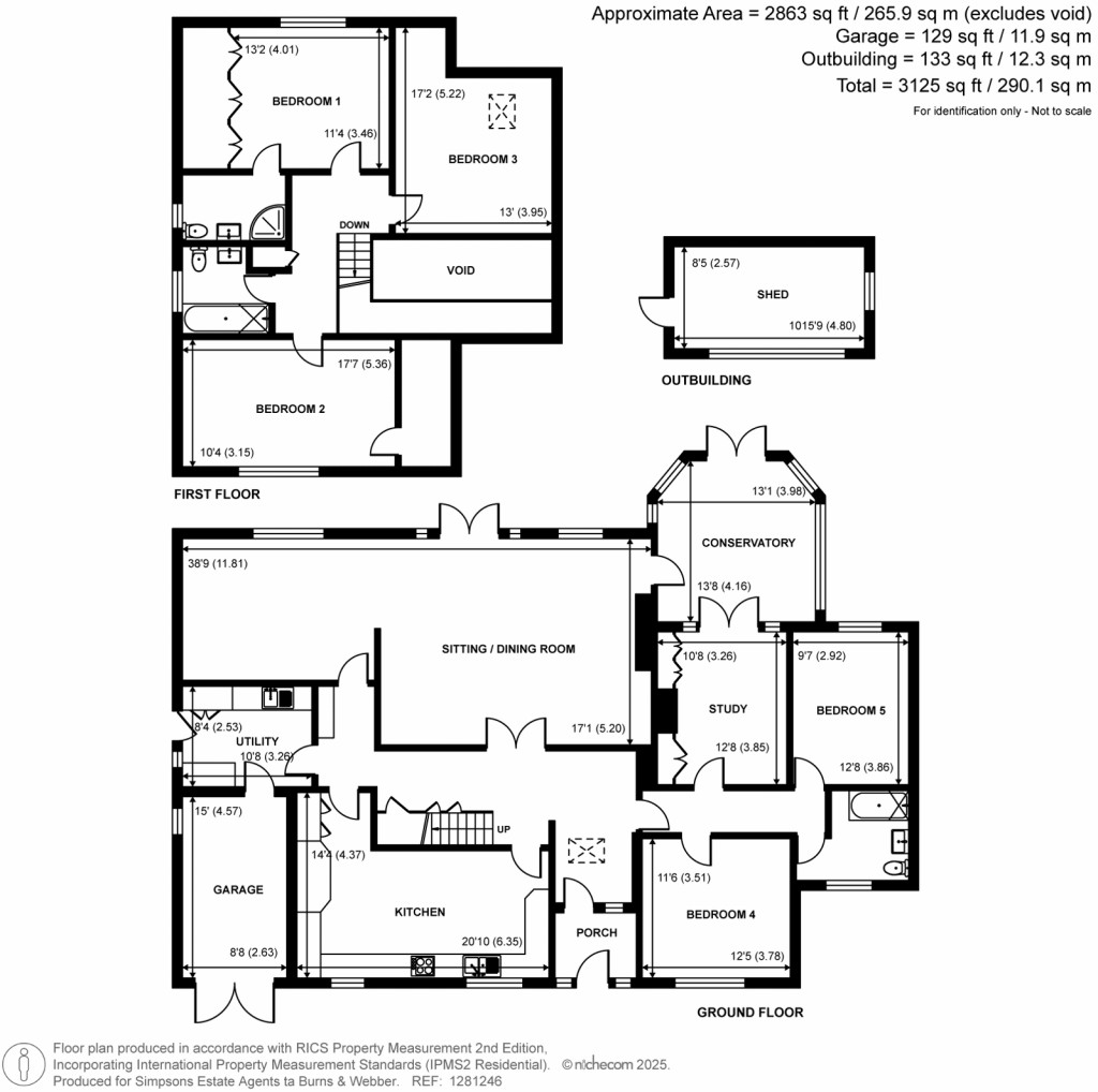 Floorplans For Shortheath Crest, Farnham, GU9