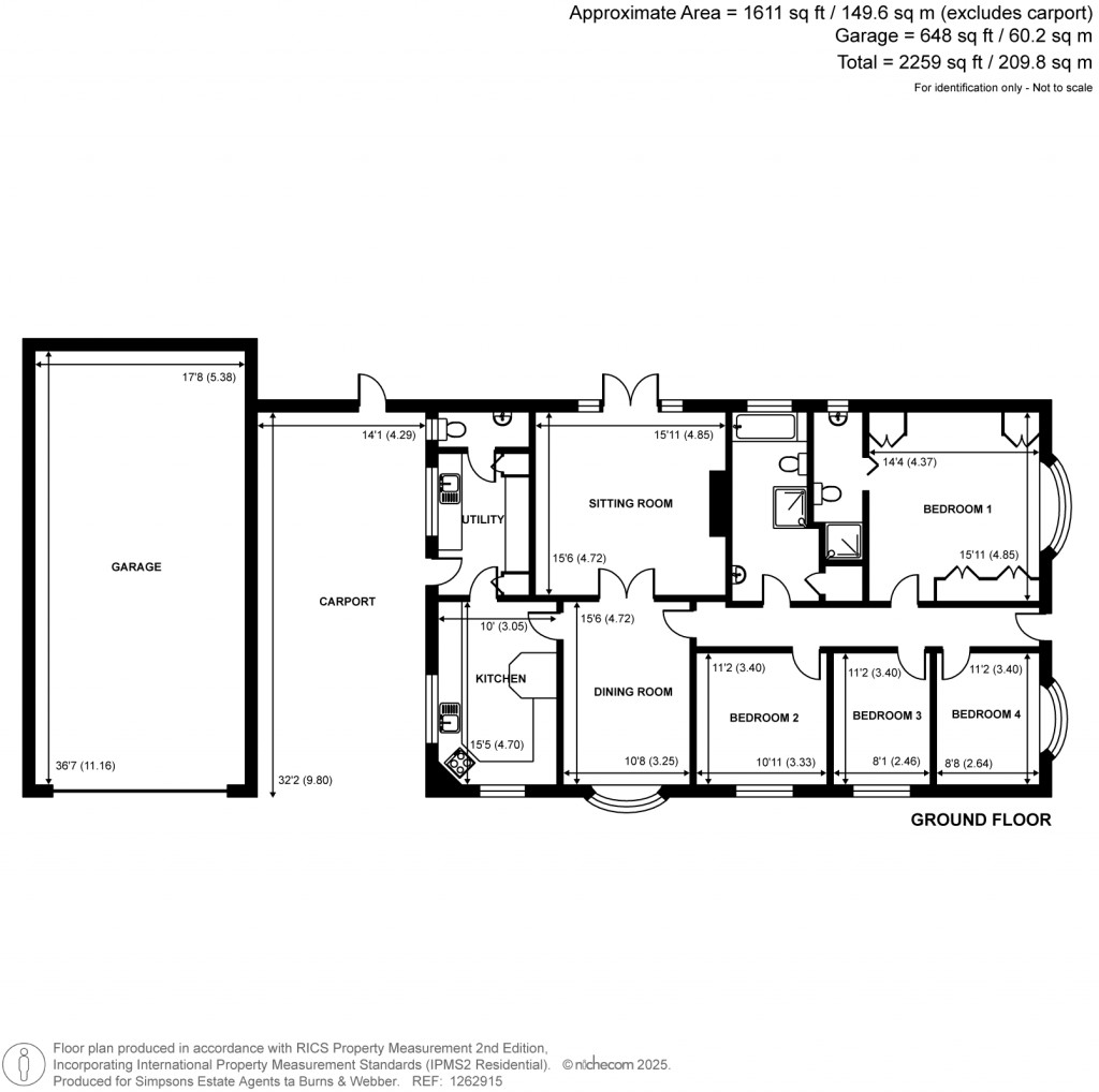 Floorplans For Odiham Road, Farnham, GU10