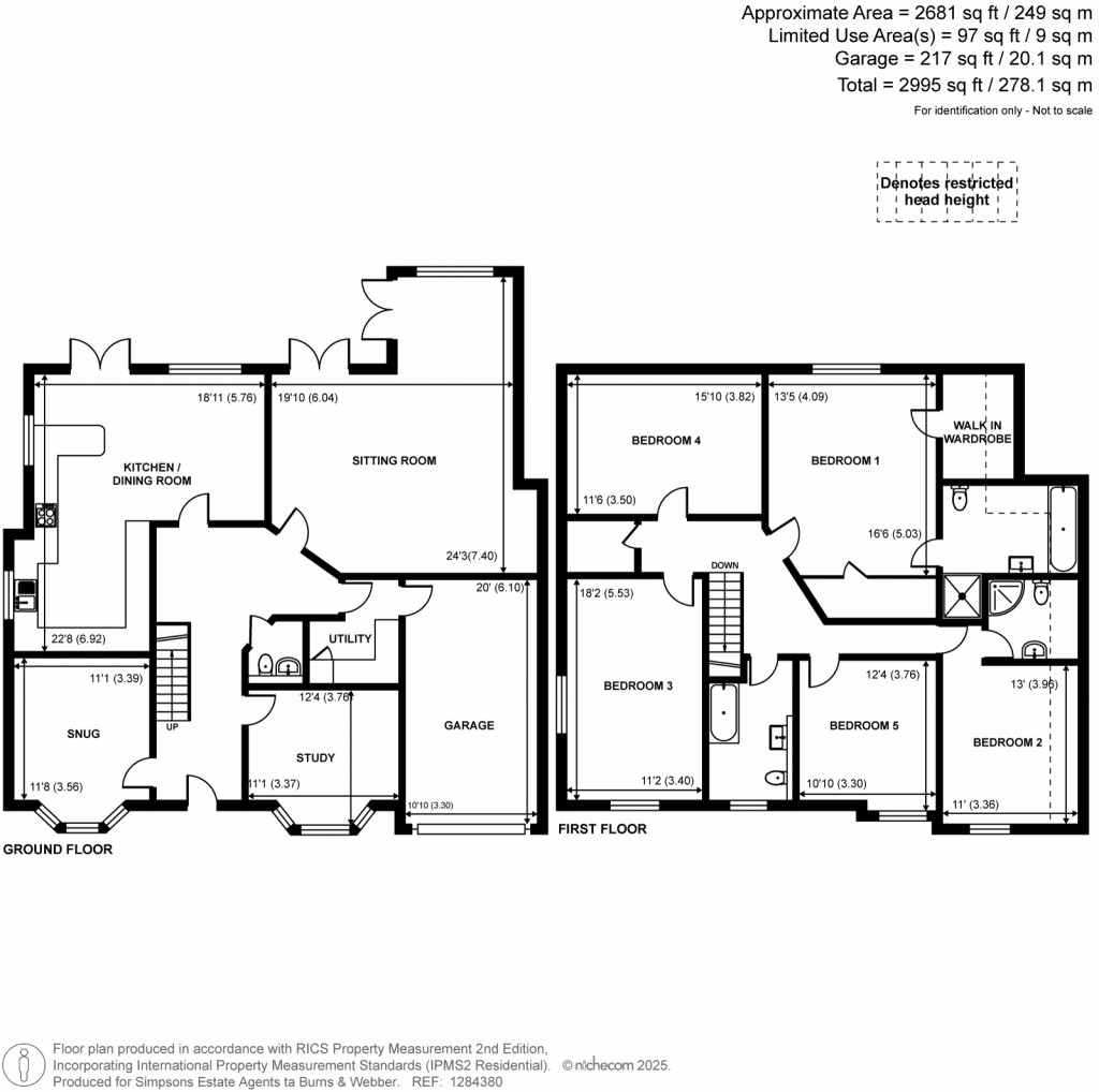 Floorplans For Churt, Farnham, Surrey
