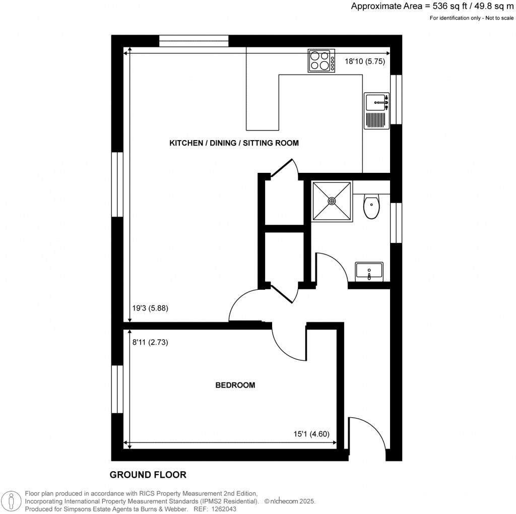 Floorplans For St. James Terrace, Farnham, Surrey