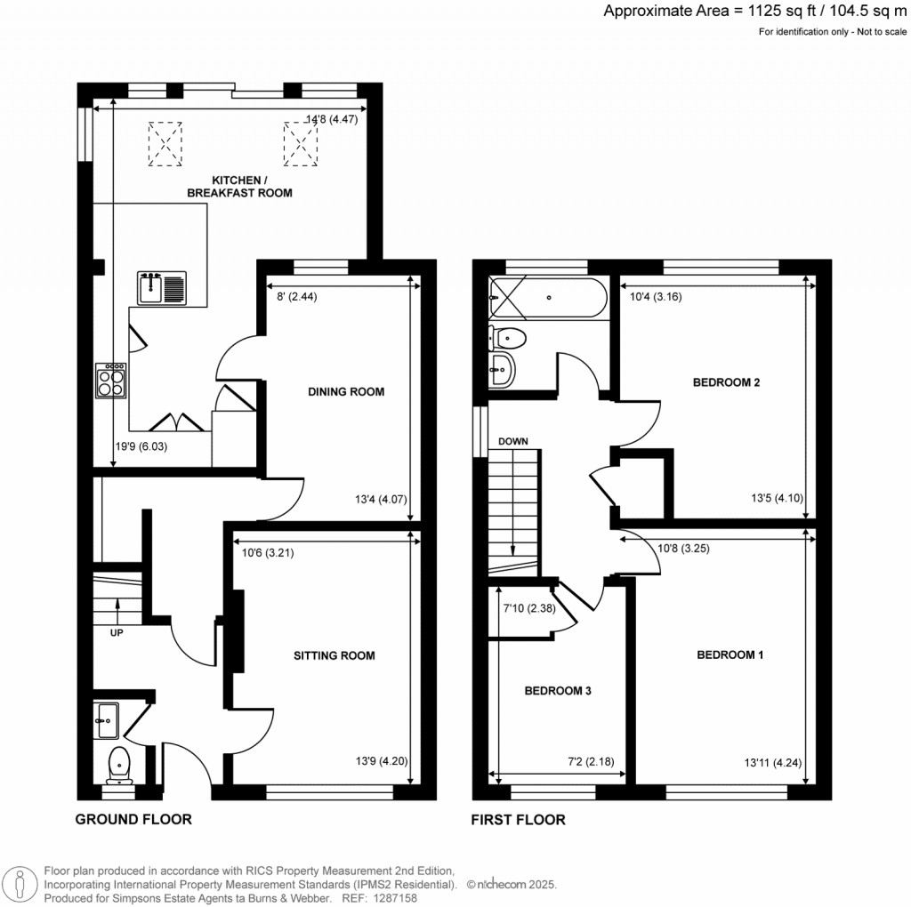 Floorplans For Stewards Rise, Wrecclesham, Farnham, GU10