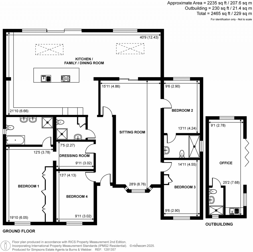 Floorplans For Horseshoe Lane, Ash Vale, GU12