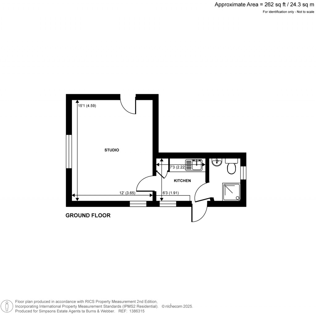 Floorplans For St. Johns Road, Farnham, Surrey