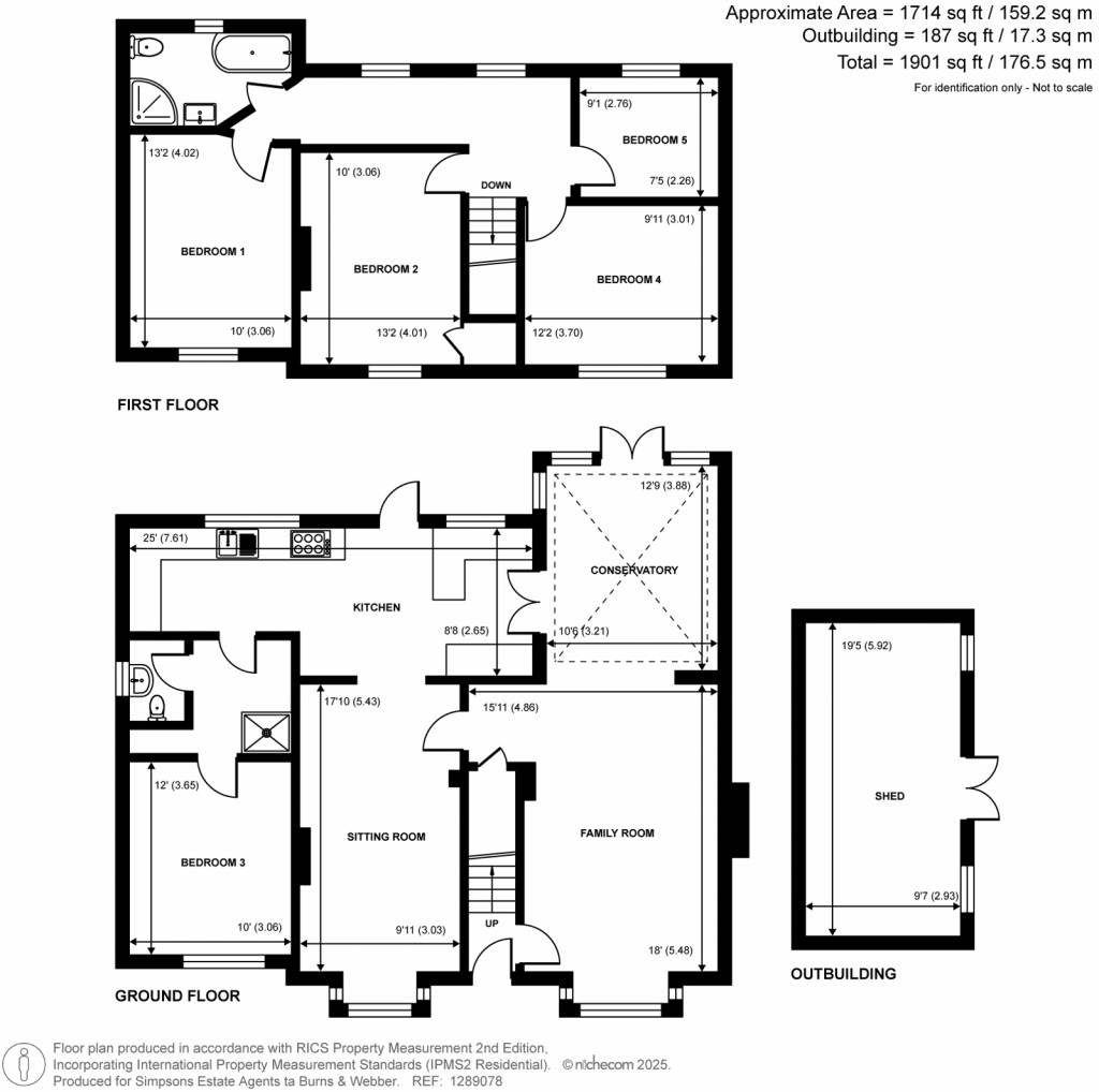 Floorplans For Seale, Farnham, Surrey