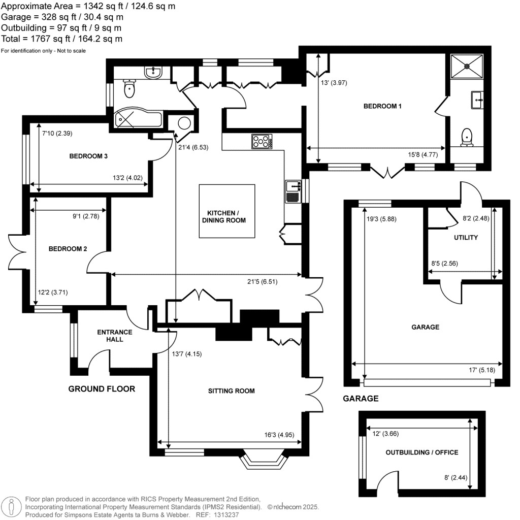 Floorplans For Wrecclesham, Farnham, Surrey