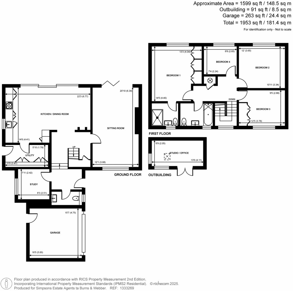 Floorplans For Wrecclesham, Farnham, Surrey