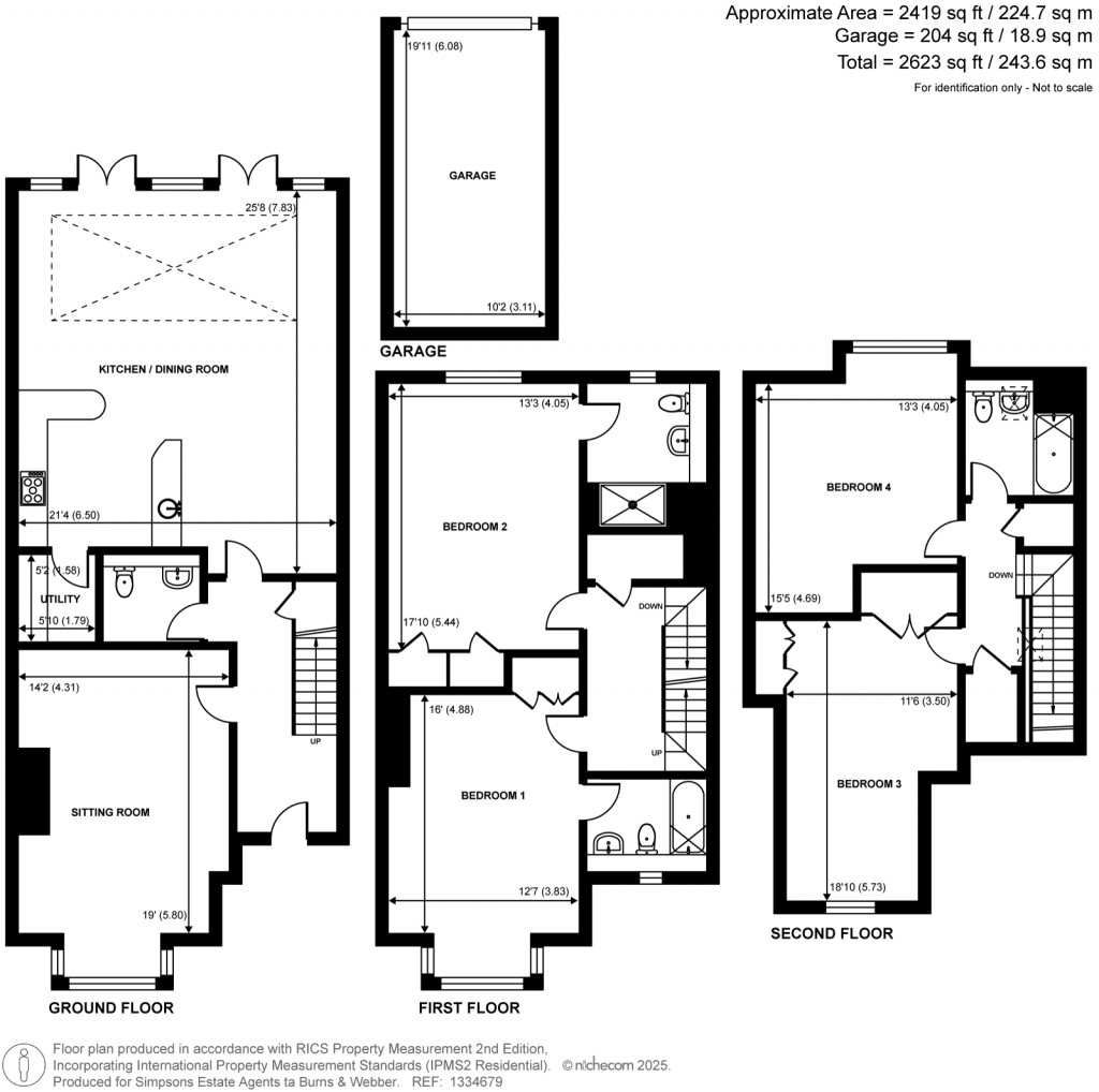 Floorplans For Bramshott, Liphook, Hampshire