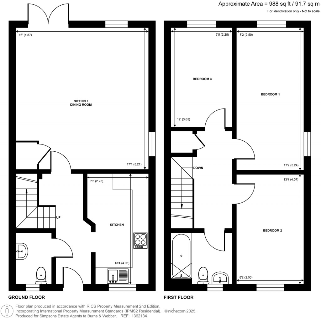 Floorplans For Verdun Street, Farnham, Surrey