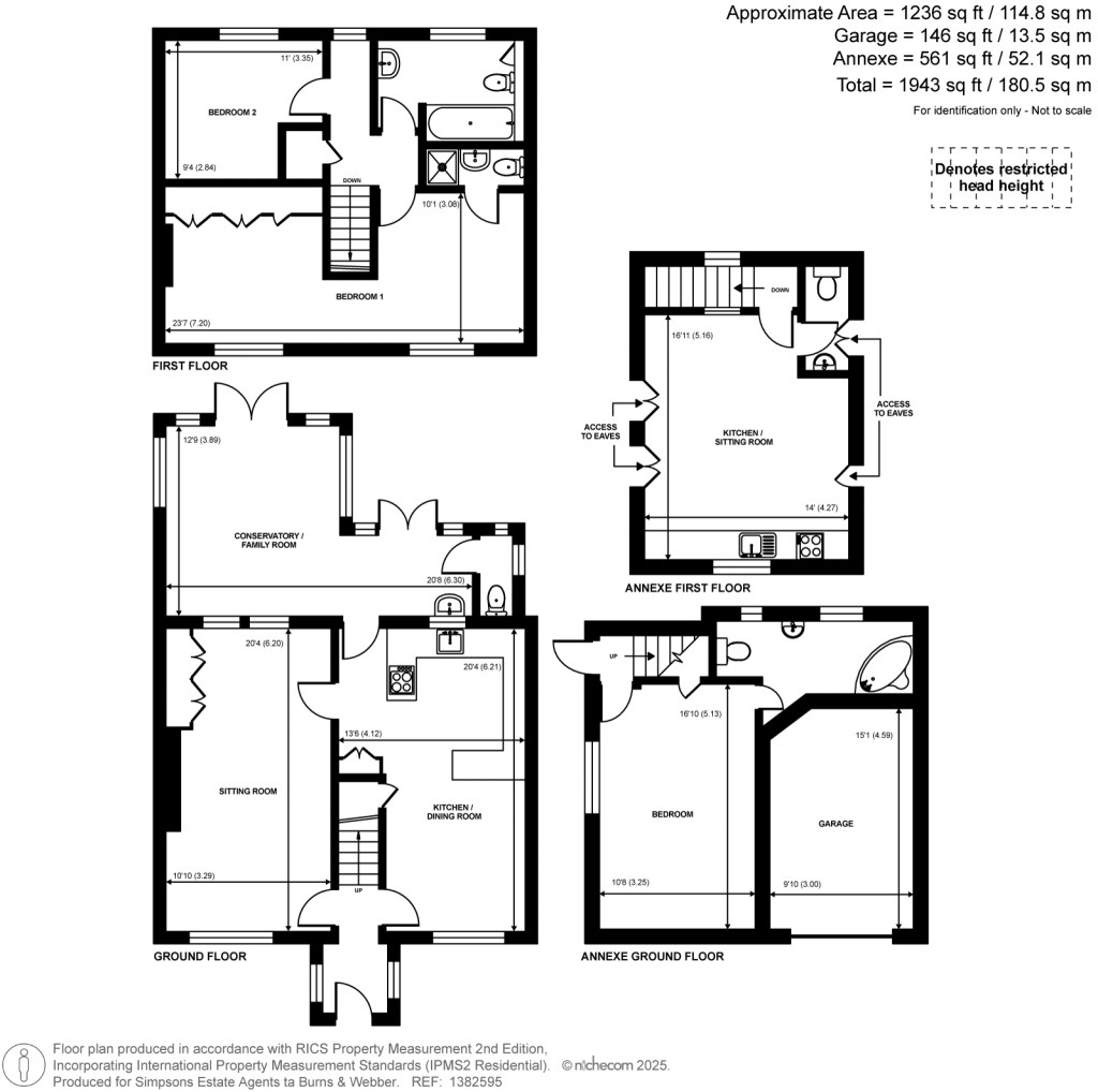 Floorplans For Bentley, Farnham, Surrey