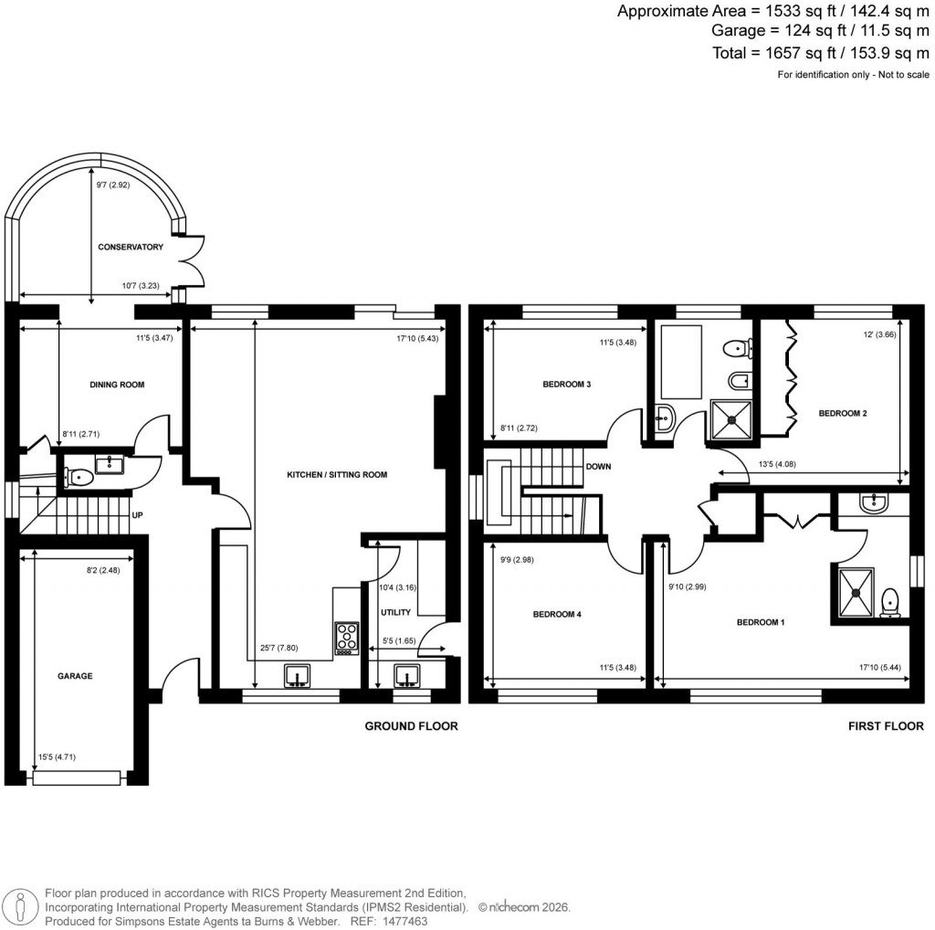 Floorplans For Wrecclesham, Farnham, Surrey