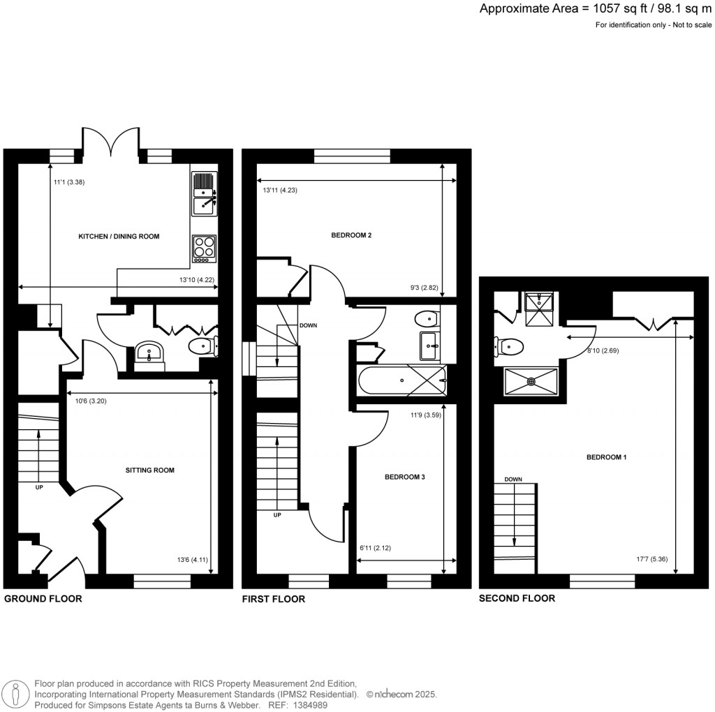 Floorplans For Pioneer Road, Farnham, Surrey