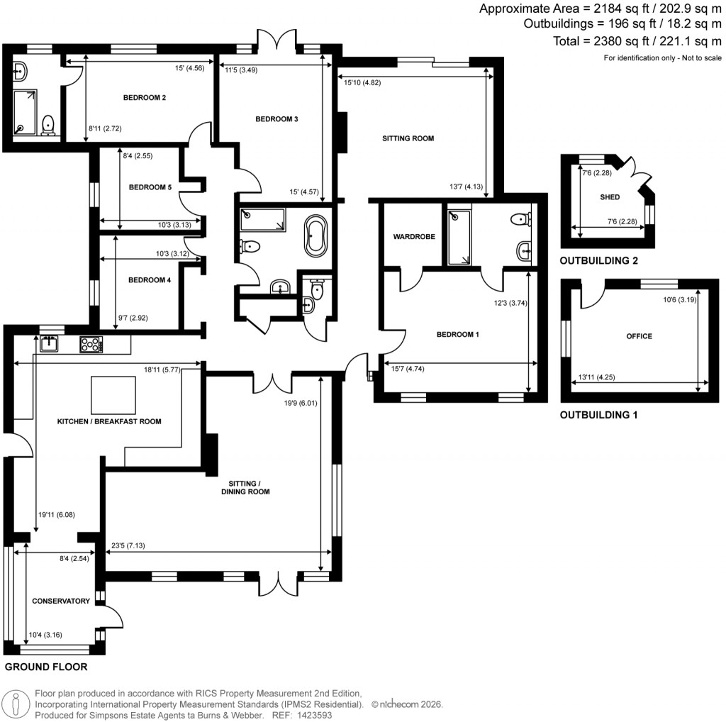 Floorplans For Wrecclesham, Farnham, Surrey
