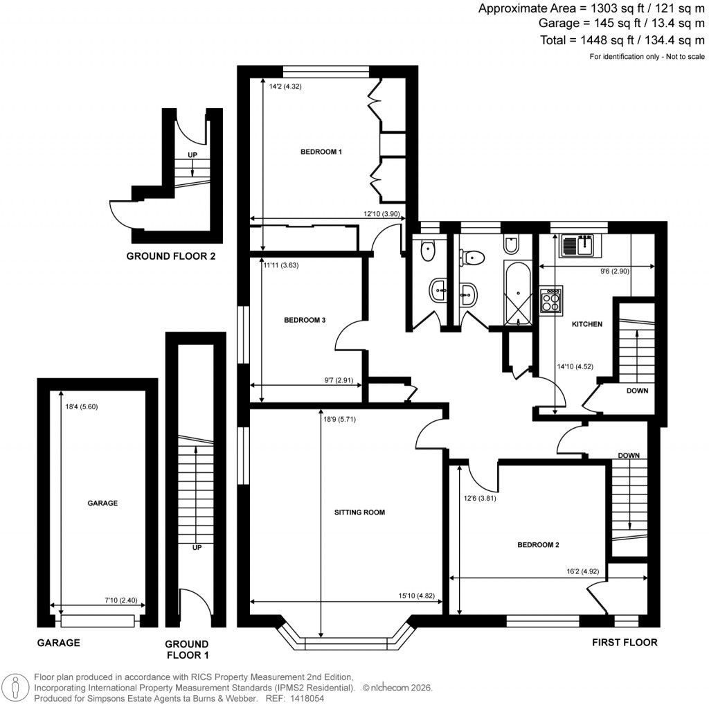 Floorplans For Trafalgar Court, Farnham, Surrey