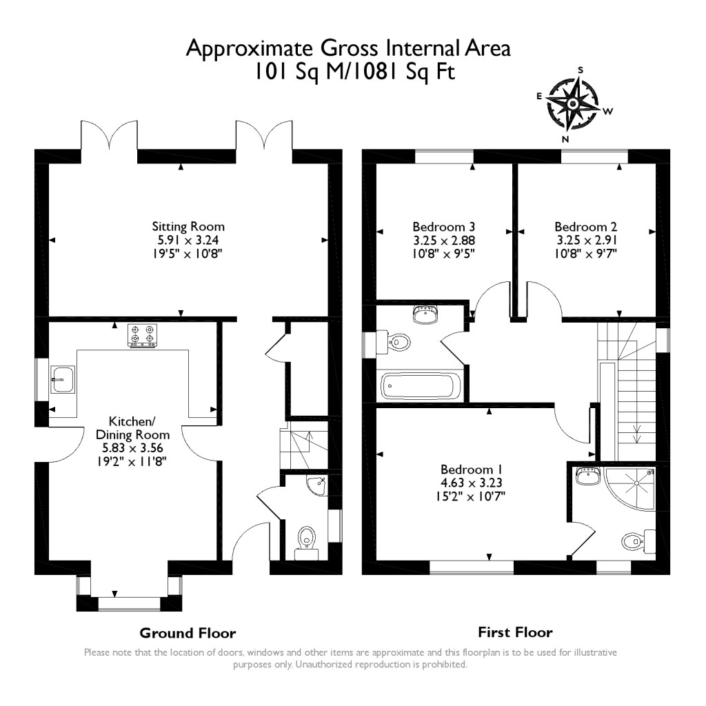 Floorplans For Ash Street, Ash, Surrey