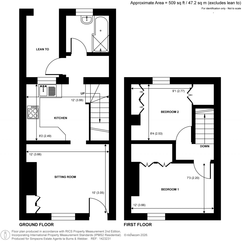 Floorplans For Farnborough Road, Farnham, Surrey