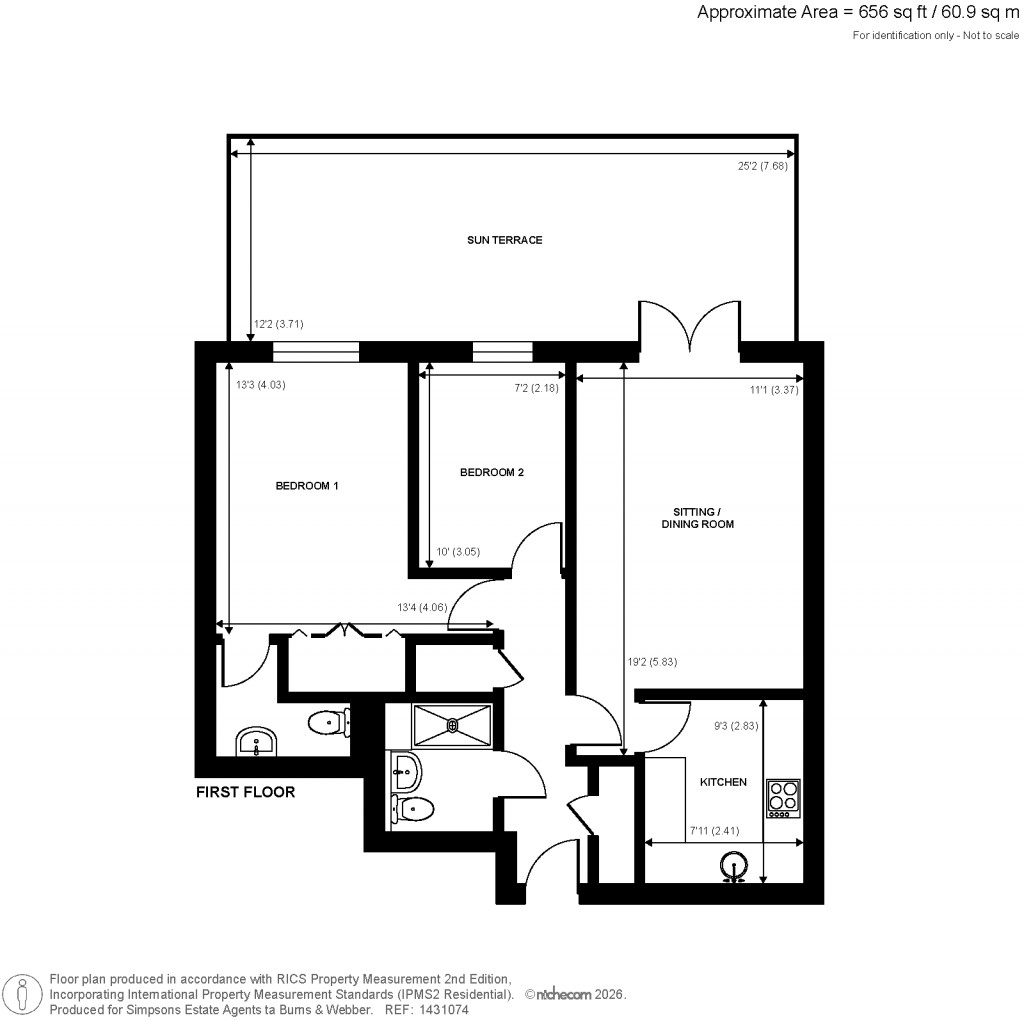Floorplans For Abbey Street, Farnham, Surrey