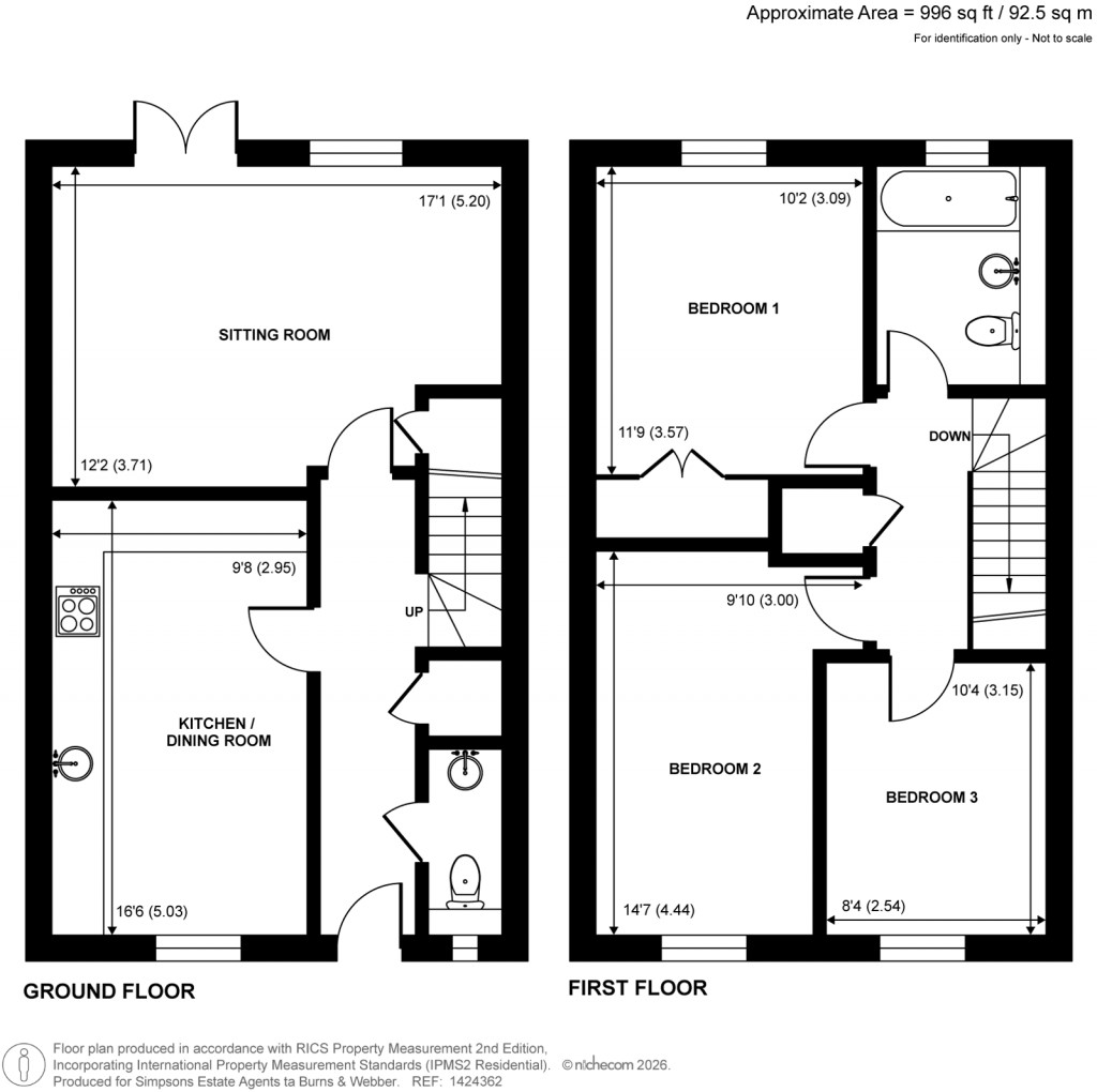 Floorplans For Wrecclesham, Farnham, Surrey